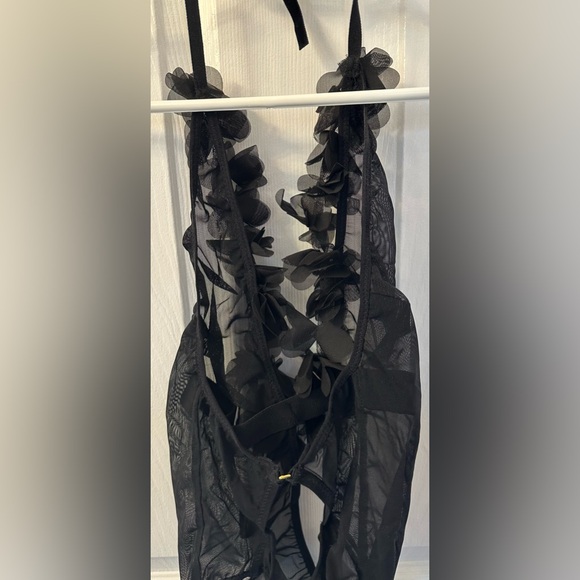 🖤FINAL SALE🖤 Belle-et-Bonbon Petal Noir Bodysuit from Wolf & Badger Size S - Picture 5 of 7